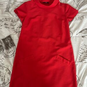 George Red Mini Dress